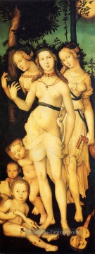  baldung tableau - Harmonie des Trois Grâces Renaissance Nu peintre Hans Baldung